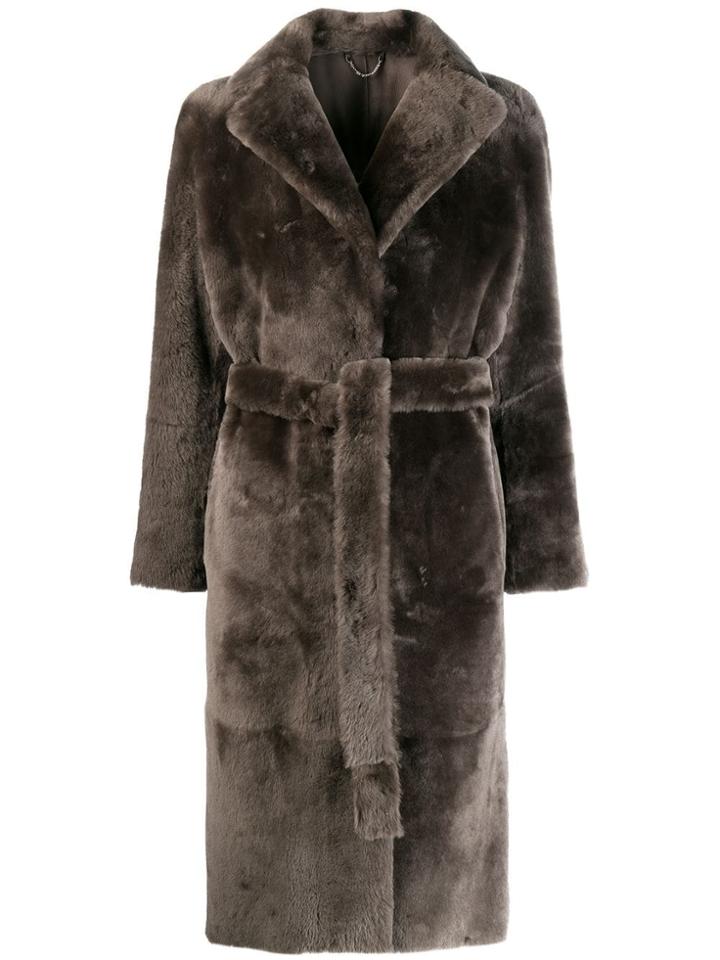 Desa 1972 Belted Trench Coat - Grey