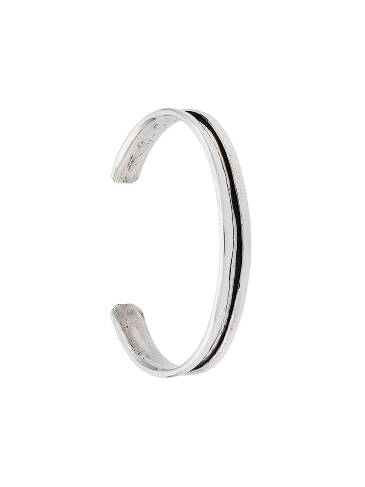 Emanuele Bicocchi Textured Cuff - Silver