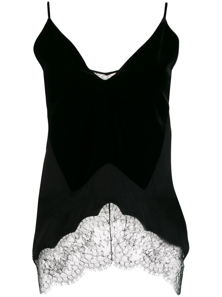 Givenchy Lace Detail Blouse - Black