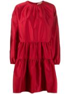 Nº21 Flared Ruched Dress - 4460 Red