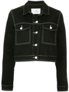 Nobody Denim Hunter Cropped Denim Jacket - Black