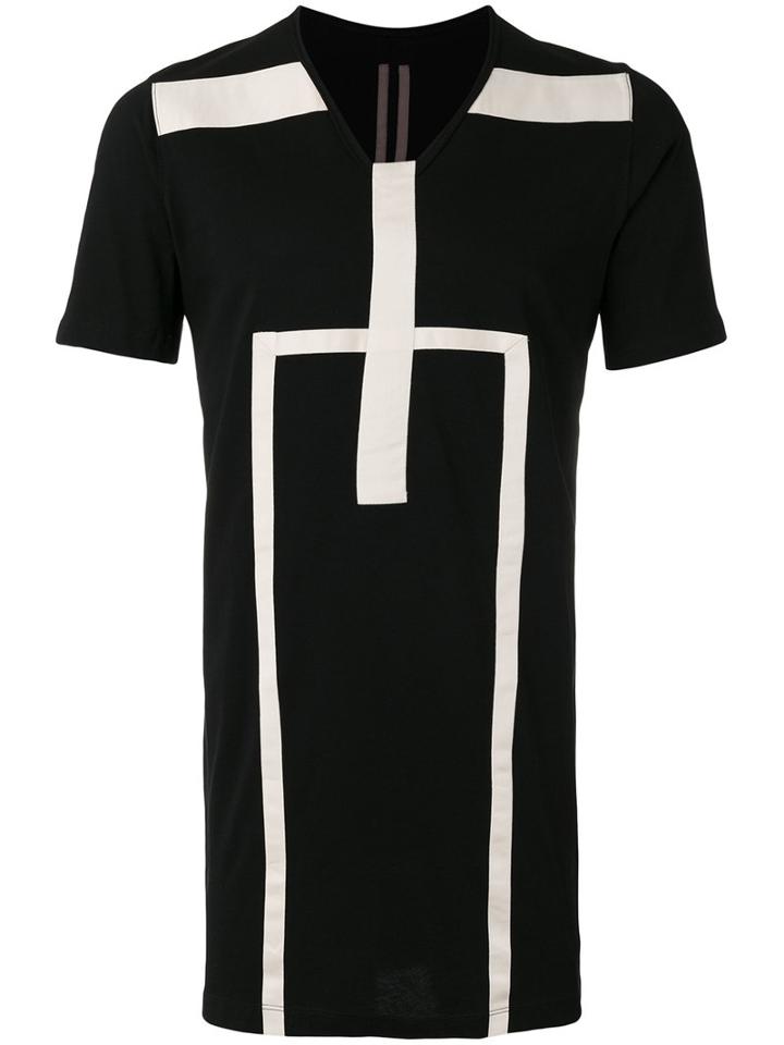 Rick Owens Drkshdw - Patch T-shirt - Men - Cotton - Xl, Black, Cotton