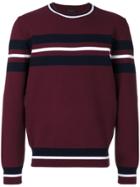 Prada Cashmere Crew Neck Sweater - Red