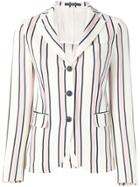 Tagliatore Striped Single-breasted Blazer - Neutrals