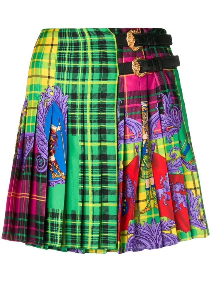 Versace Tartan Kilt - Green
