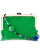 Giorgio Armani Beaded Strap Mini Bag - Green