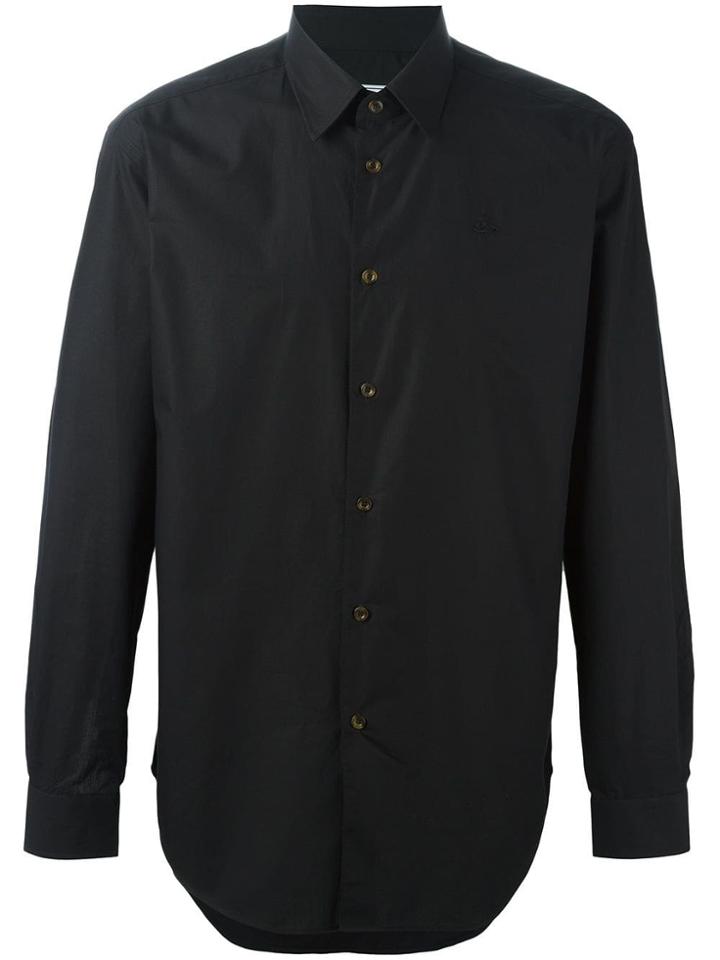 Vivienne Westwood Man Classic Button Down Shirt - Black