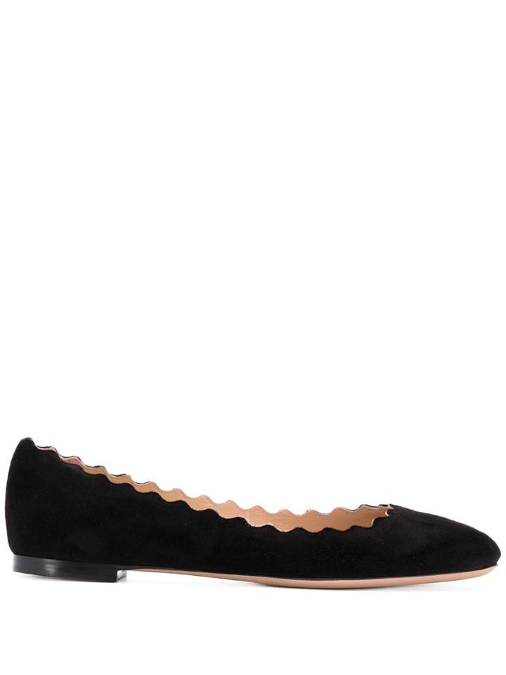 Chloé Classic Ballerina Shoes - Black