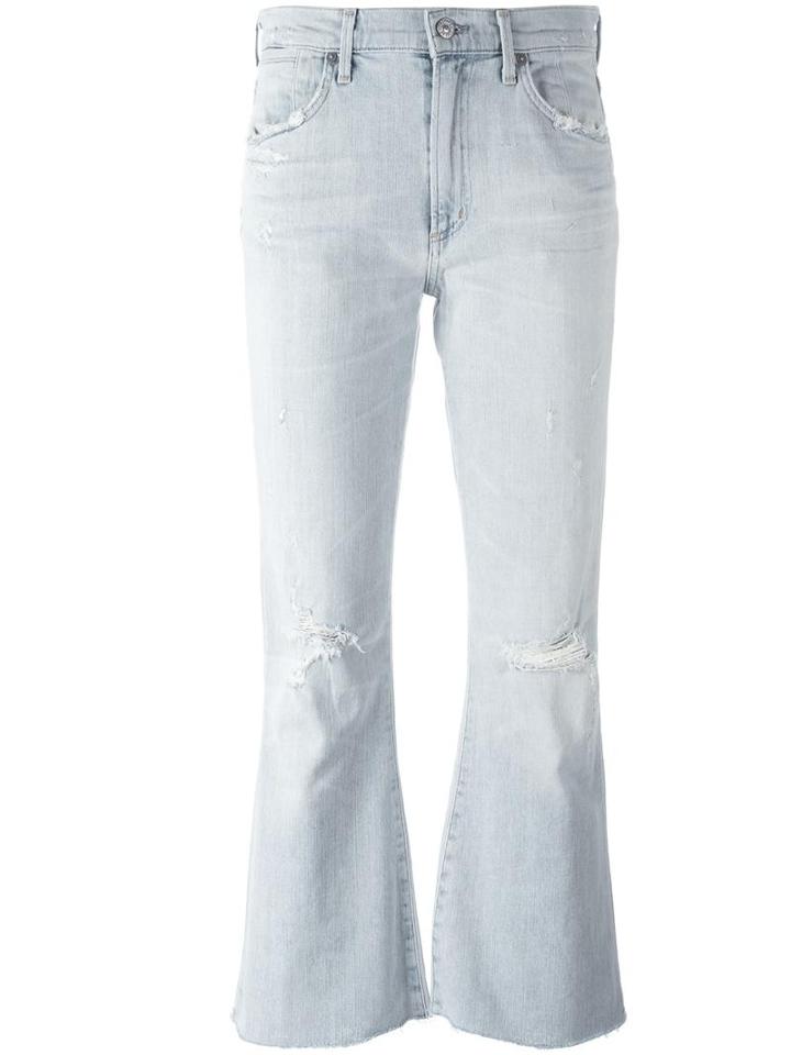Citizens Of Humanity Distressed Flared Jeans, Women's, Size: 26, Cotton/polyurethane