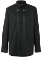 Givenchy Button Panel Detail Shirt - Black
