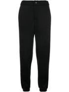 Jo No Fui Metallic Stripe Track Pants - Black