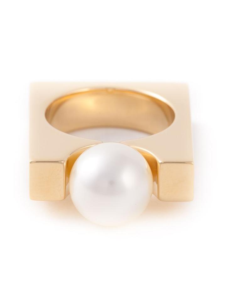 Chloé 'darcey Square' Ring, Women's, Size: 56, Metallic