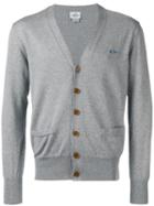 Vivienne Westwood Patch Pockets Cardigan, Men's, Size: Large, Grey, Cotton