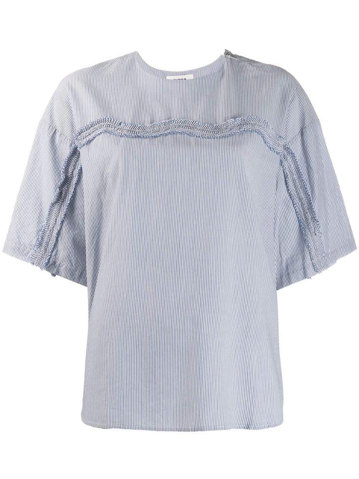 Zucca Striped Blouse - Blue