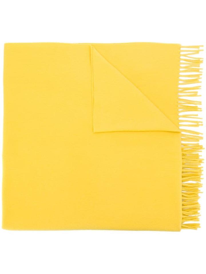 A.p.c. Polska Fringed Scarf - Yellow