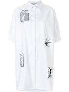 Mcq Alexander Mcqueen Embroidered Tarot Card Shirt - White