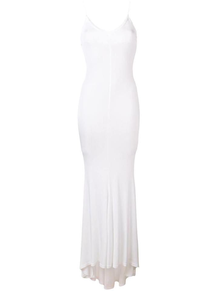 Alexandre Vauthier Fitted Long Dress - White