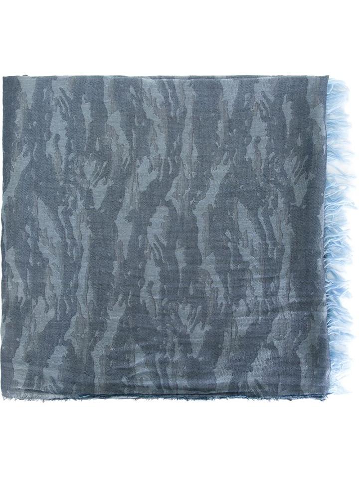 Woolrich Camouflage Jacquard Scarf