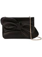 Loeffler Randall Cecily Bow-detail Clutch - Black