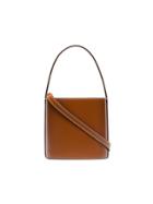 Staud Brown Bisset Leather Bucket Bag