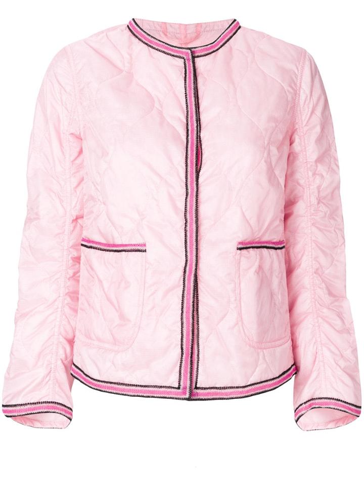 Ermanno Scervino Slim-fit Quilted Jacket - Pink