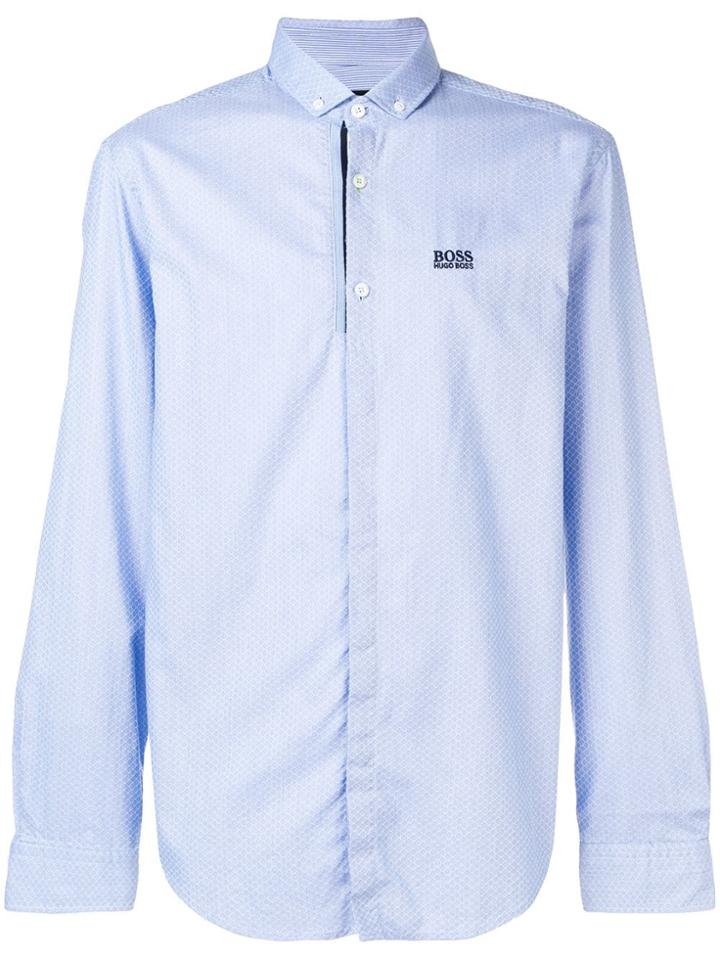Boss Hugo Boss Micro Pattern Shirt - Blue