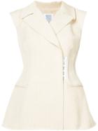 Rosie Assoulin Wide Lapel Waistcoat - Nude & Neutrals