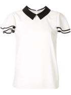 Guild Prime Ruffle Sleeve Top - White