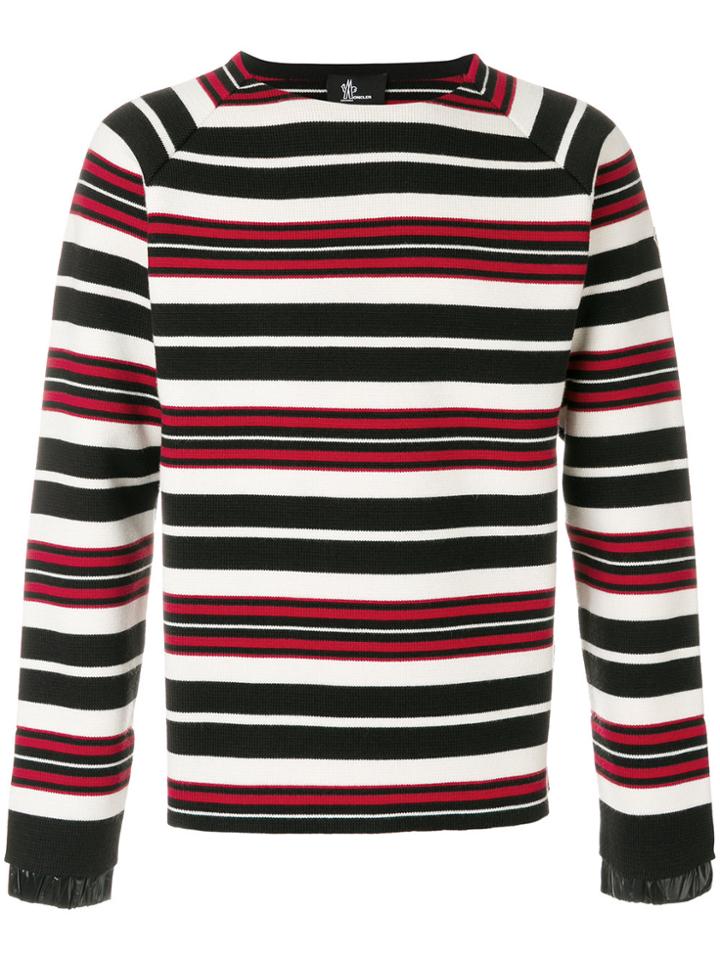 Moncler Grenoble Contrast Stripe Sweater - Multicolour