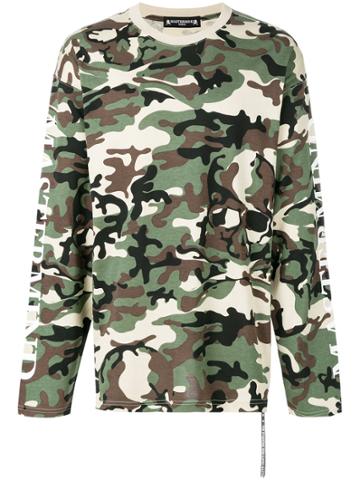 Mastermind World Camouflage Long Sleeve T-shirt - Green