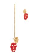 Isabel Marant Face Charm Earrings - Gold