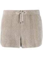 Brunello Cucinelli Fleece Shorts - Neutrals