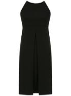 Egrey Pleat Detail Straight Dress - Black