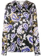 Forte Forte Floral Print Blouse - Black
