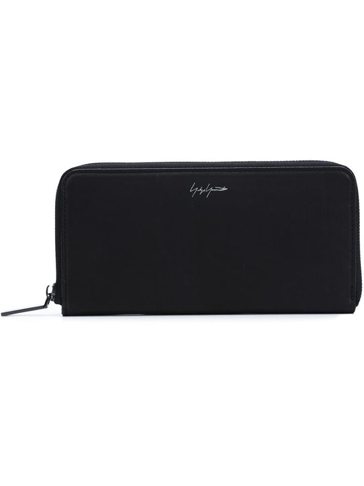 Yohji Yamamoto Zip Logo Wallet