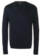 Tom Ford Long-sleeve Fitted Sweater - Blue