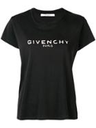 Givenchy Distressed Logo T-shirt - Black