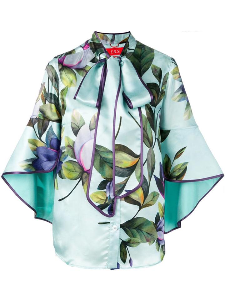 F.r.s For Restless Sleepers Flare-styled Blouse - Blue