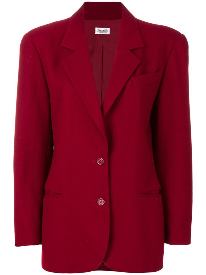 Missoni Vintage Classic Blazer - Red