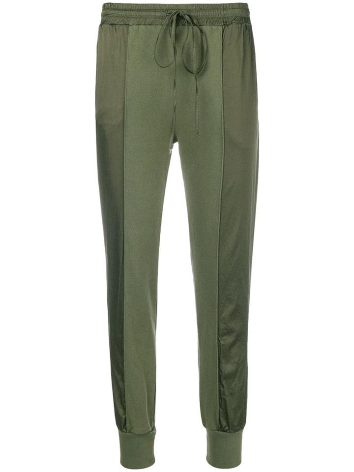 Andrea Ya'aqov Drawstring Jogging Pants - Green