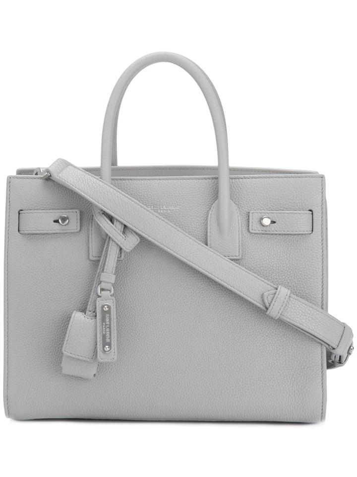 Saint Laurent Baby Sac De Jour Bag - Grey