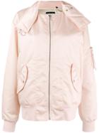 Helmut Lang Zipped Puffer Jacket - Pink & Purple