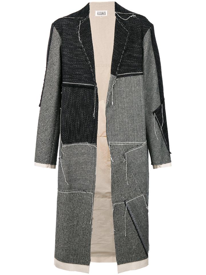 Maison Margiela Oversized Deconstructed Coat - Black