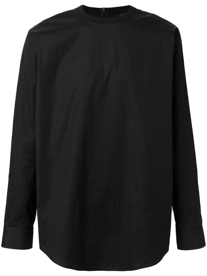 Dsquared2 Collarless Logo Shirt - Black