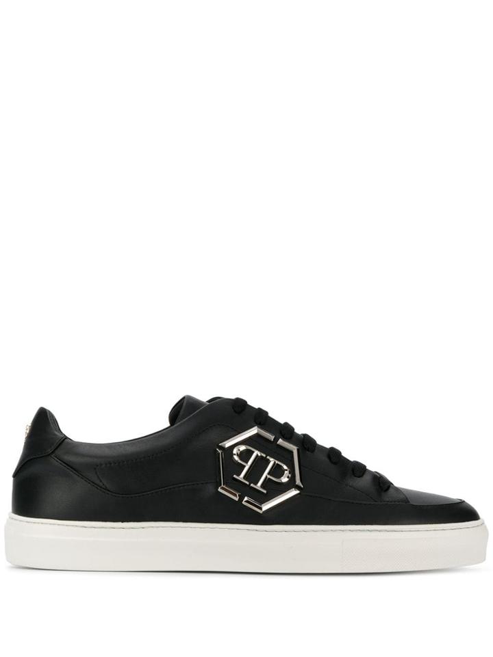 Philipp Plein Lo-top Sneakers Statement - Black