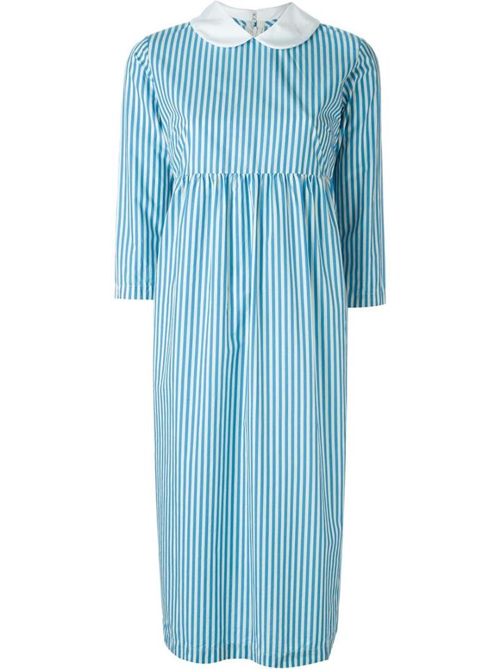 Comme Des Garçons Girl Peter Pan Collar Striped Dress