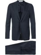 Corneliani Check Two Piece Suit - Blue