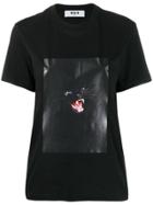 Msgm Cat Print T-shirt - Black