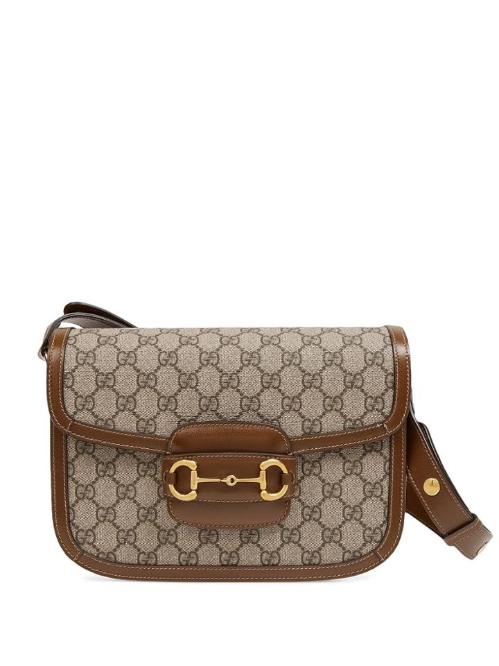 Gucci Small 1955 Horsebit Shoulder Bag - Brown