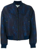 Kenzo Embroidered Bomber Jacket - Blue